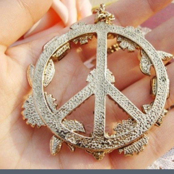 πLast one!πBOHO Peace bronze plated necklace - Picture 6 of 6