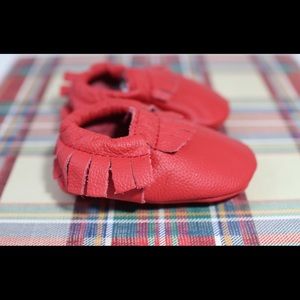 Leather moccasins