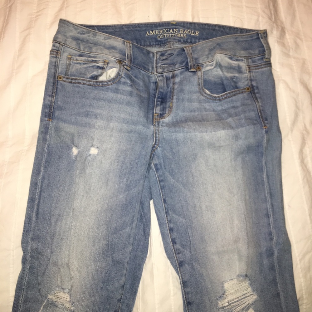 Light/faded capris