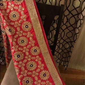 Red Dupatta Chunri for Indian / Punjabi brides