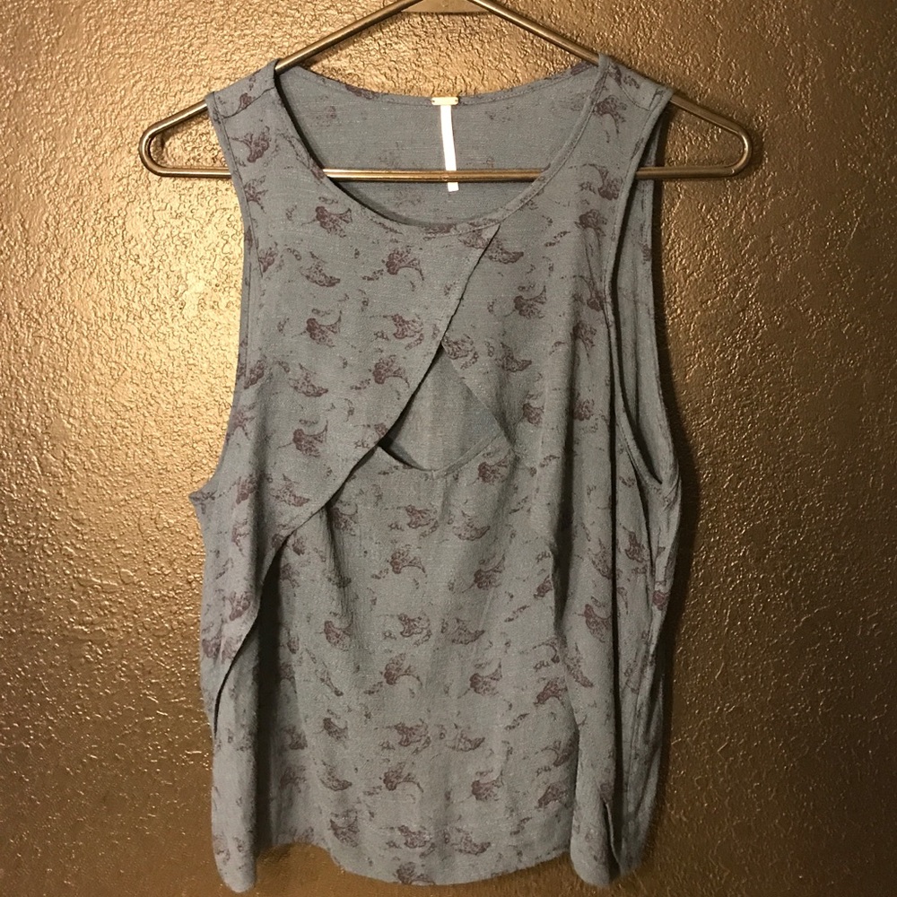 Dark Navy Free People blouse