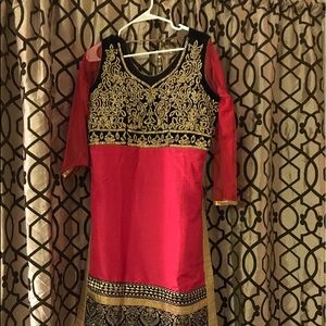 Indian Red Straight Suit