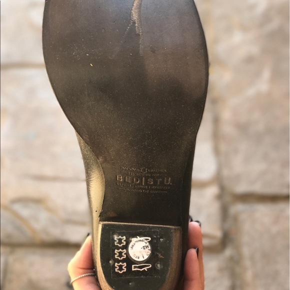 Bed Stu Black Handwashed Open Toe Bootie - Picture 6 of 6