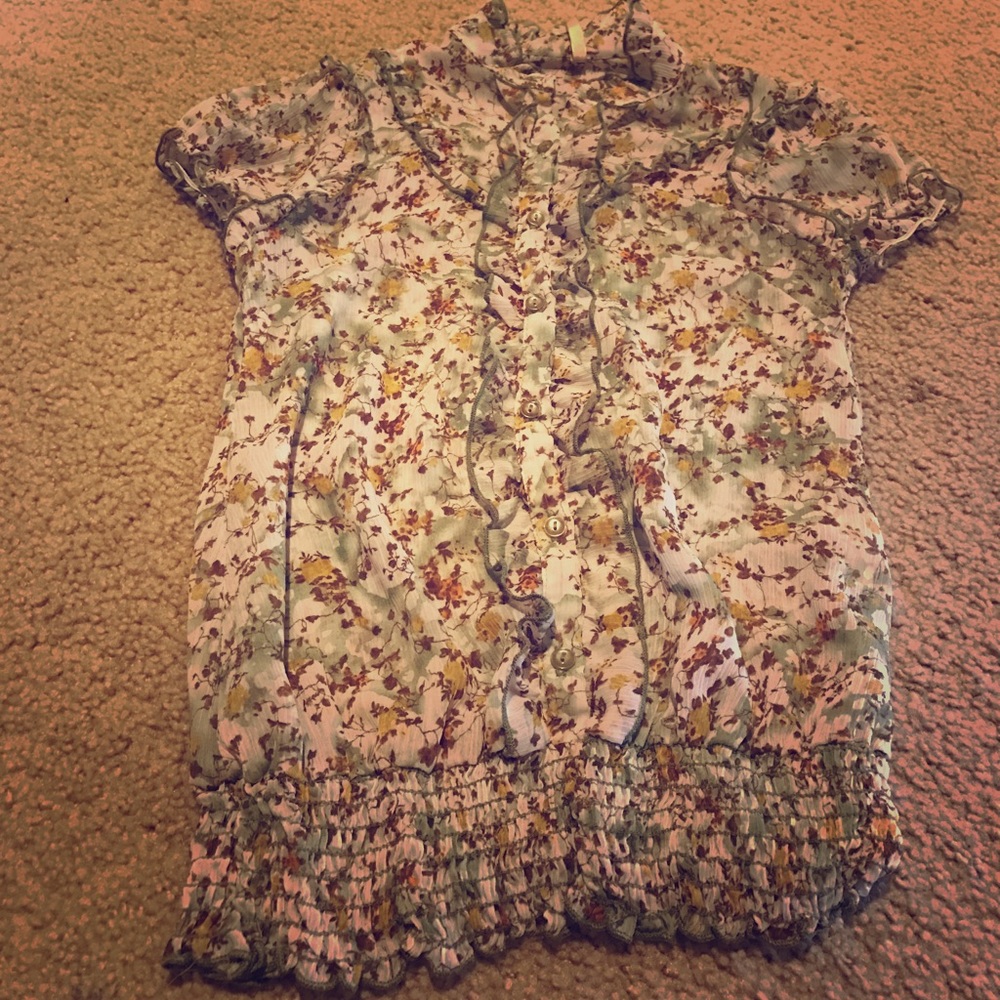 🌻Floral blouse🌼