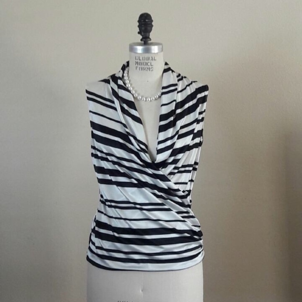 Black and white striped shirt
