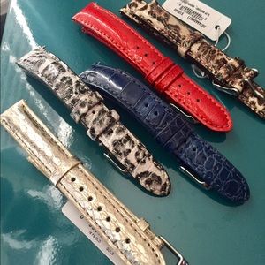 16" Michele leather band