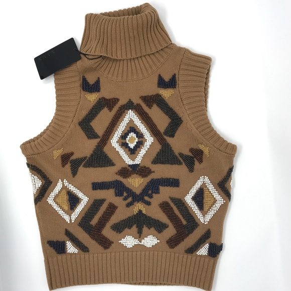 L.A.M.B Turtleneck with Beading - Picture 2 of 6