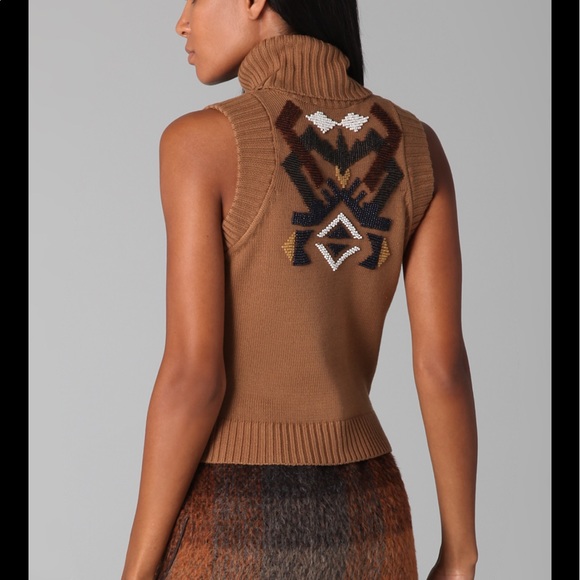 L.A.M.B Turtleneck with Beading - Picture 4 of 6