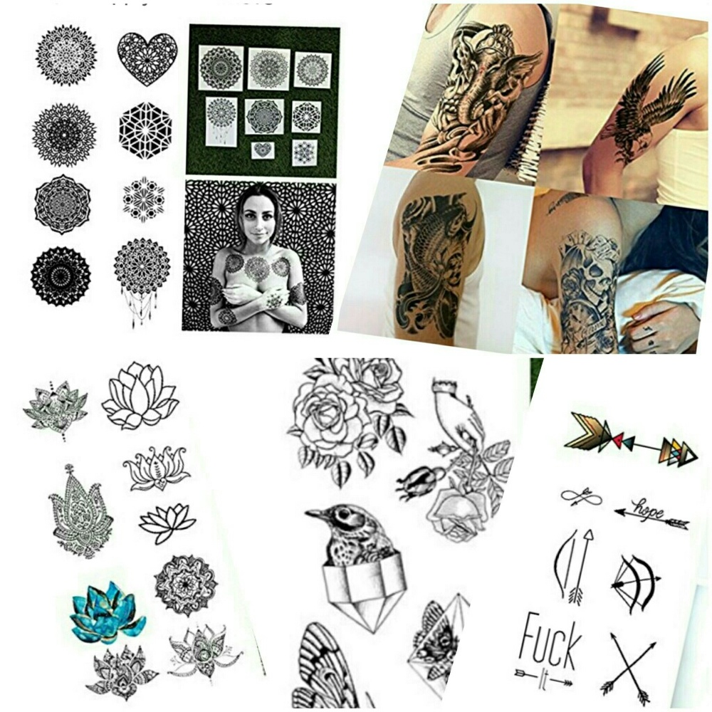 TEMPORARY WATERPROOF TATTOOS long lasting