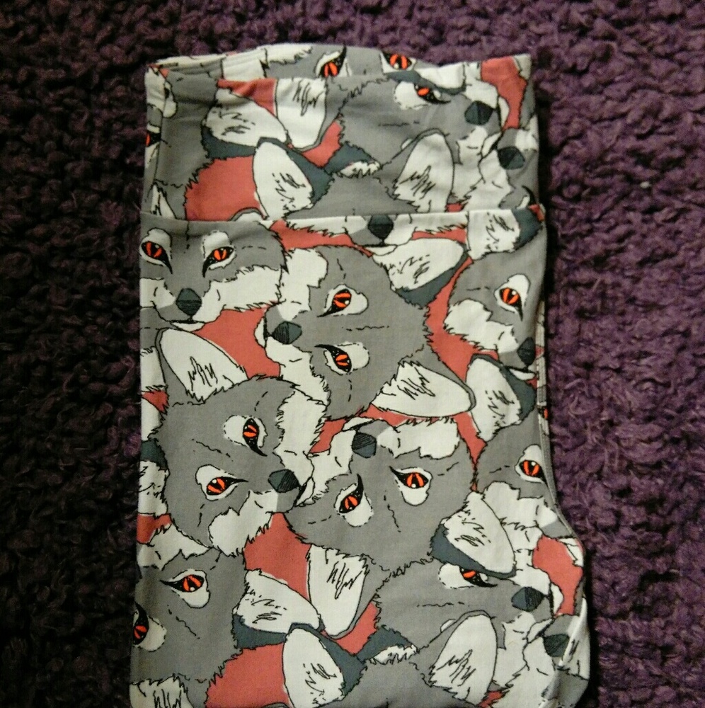 LulaRoe TC Wolf Leggings
