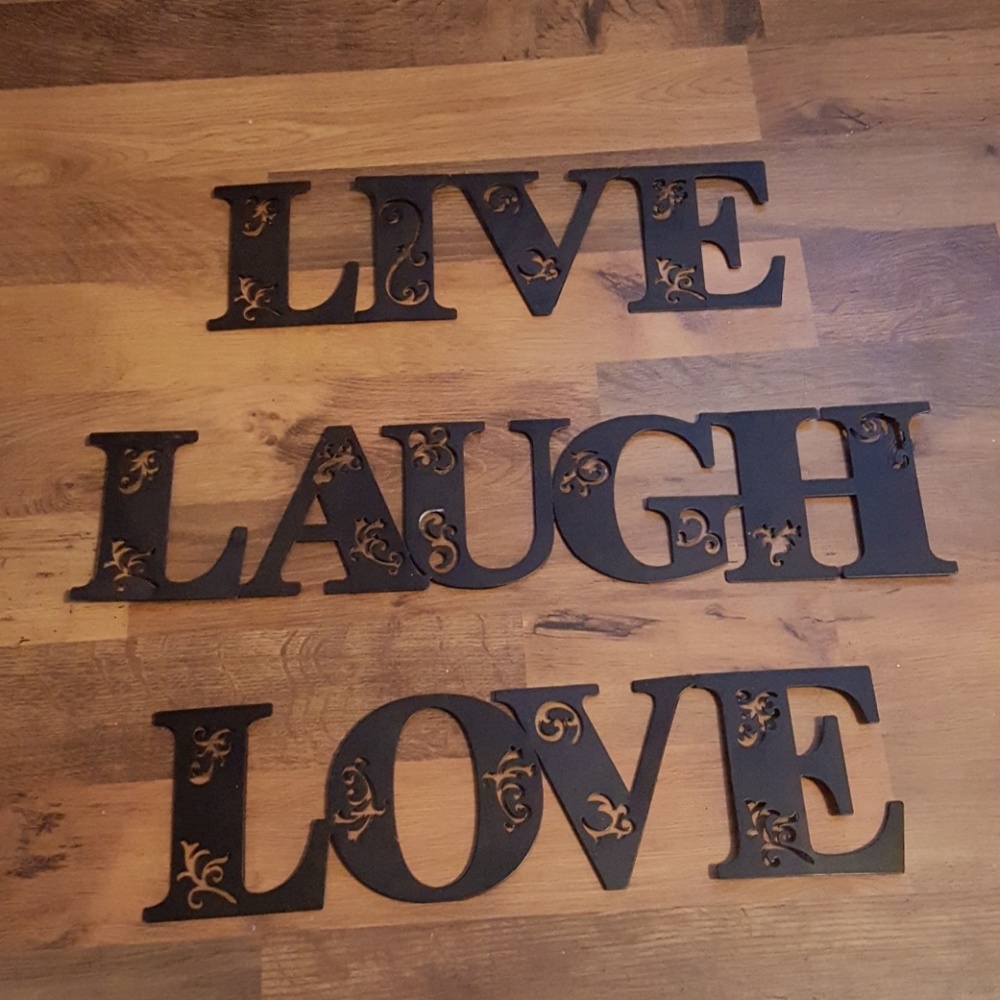 Live Laugh Love wall decor