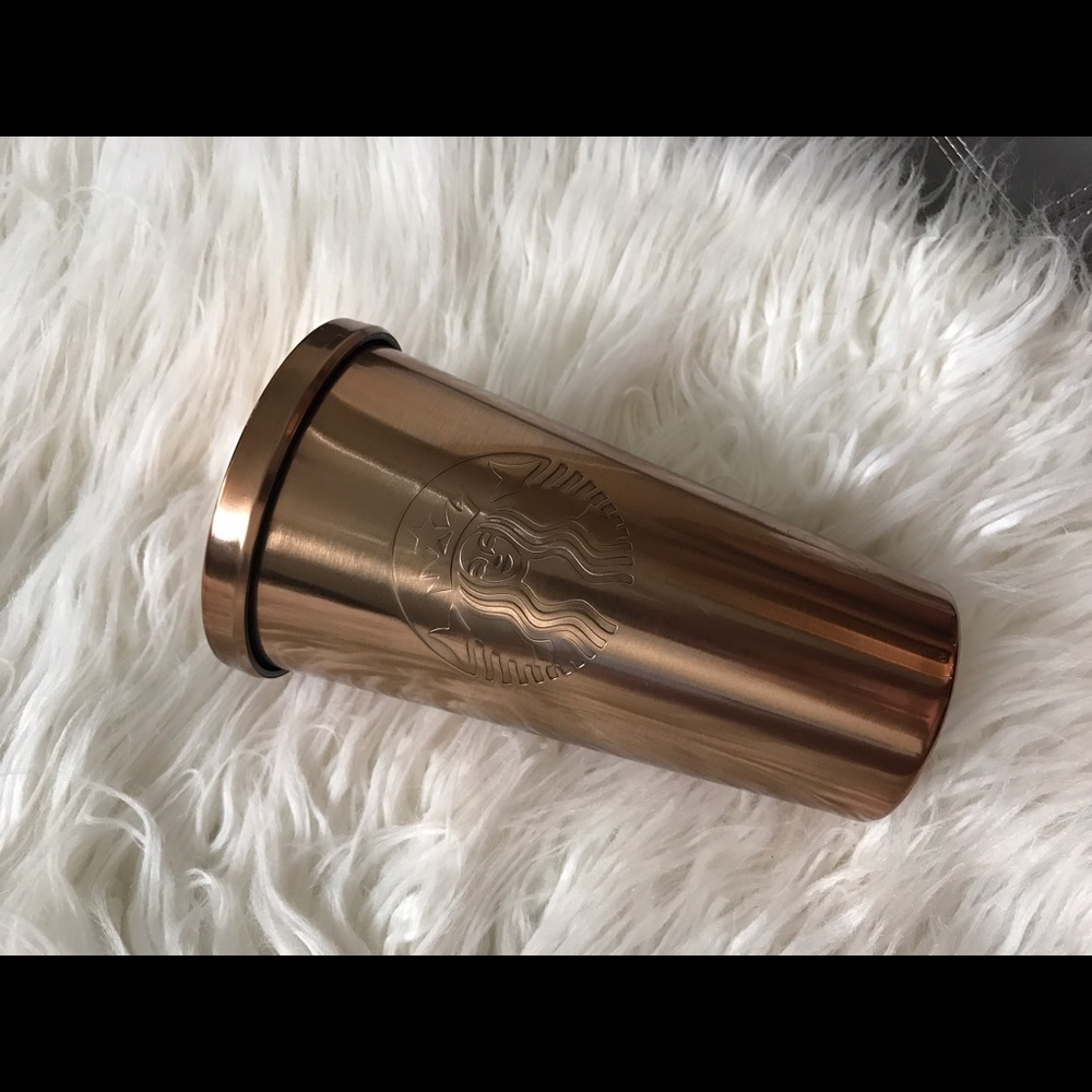 Metallic copper Starbucks Grande ice cup
