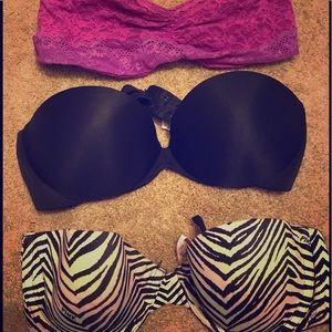 Strapless Bras- Fit 34B