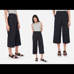 Everlane cotton poplin culottes