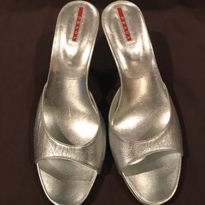 Women's slide on heels