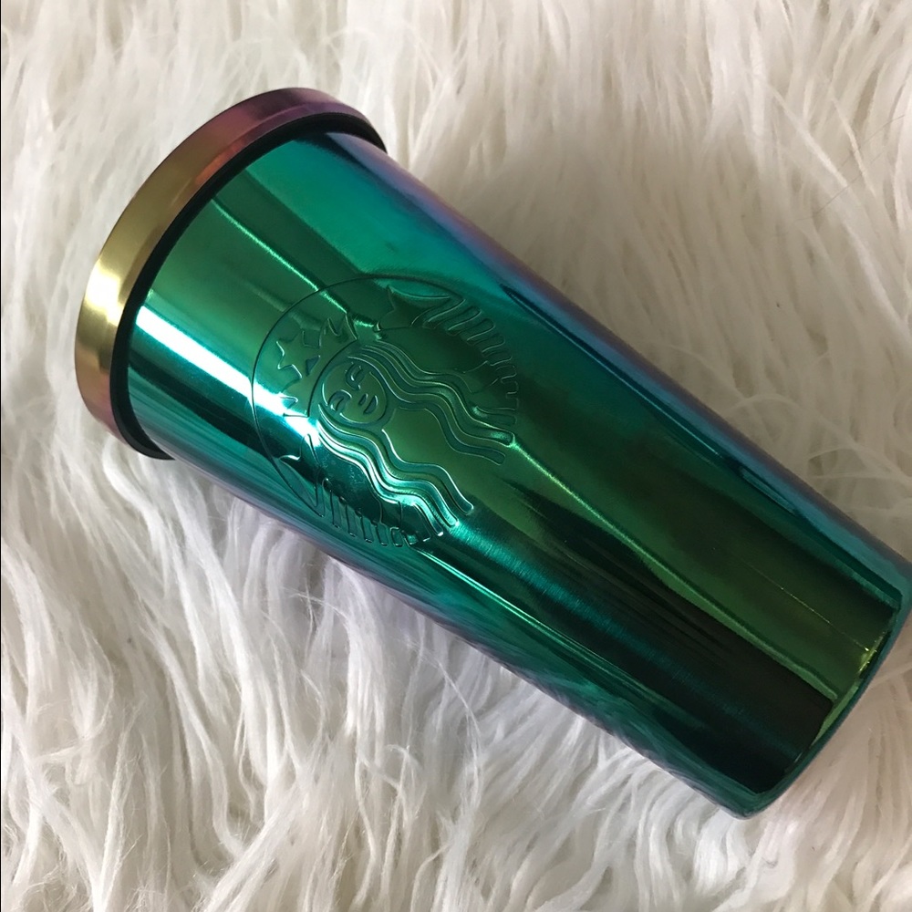 Mutil Colored Starbucks Chrome Ice Cup