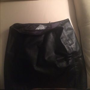Leather skirt
