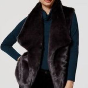 Loft Faux Mink Vest
