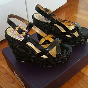 Rare Hale Bob platform wedge