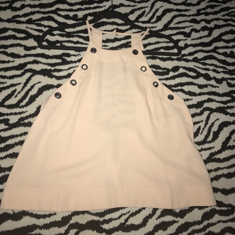 Open back shirt
