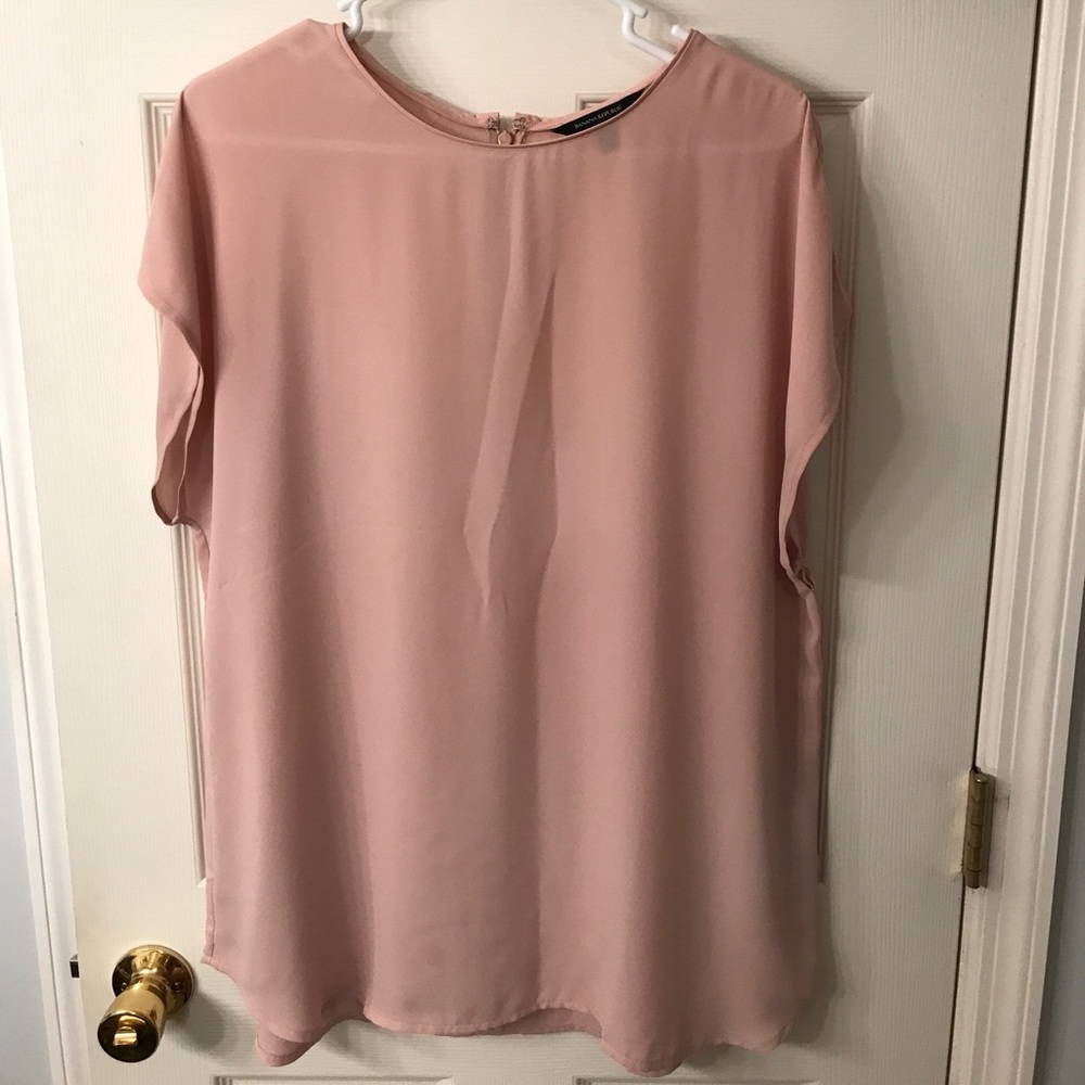 Banana Republic blush blouse.