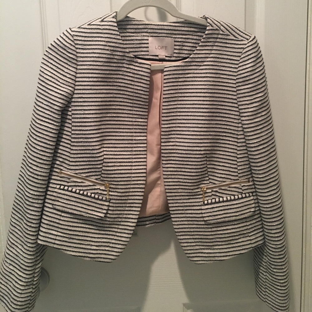 Tweed Ann Taylor Loft blazer