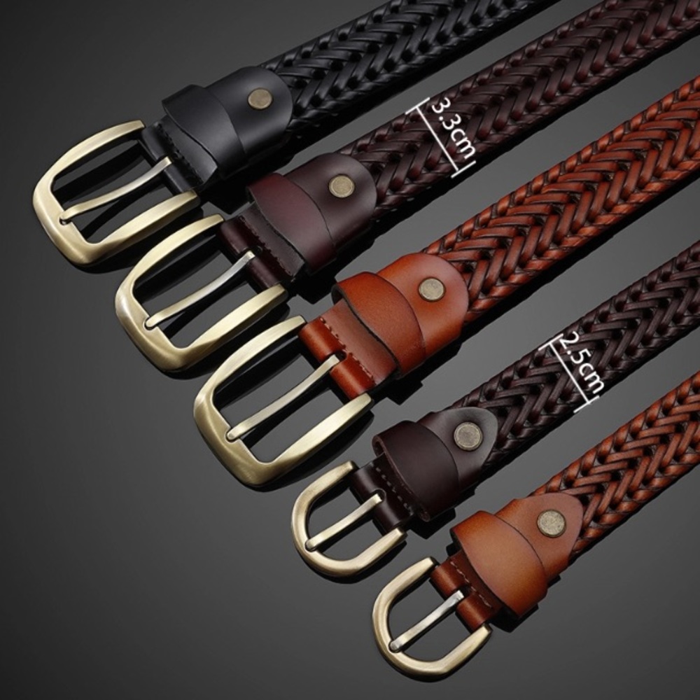 Leather belt