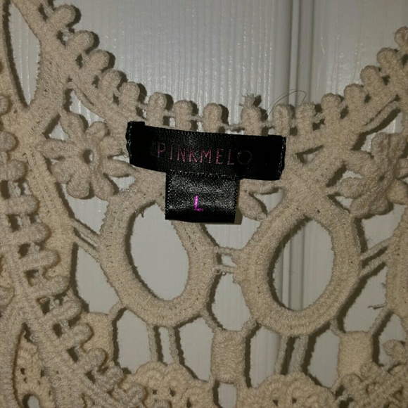 Cream net top - Picture 4 of 4