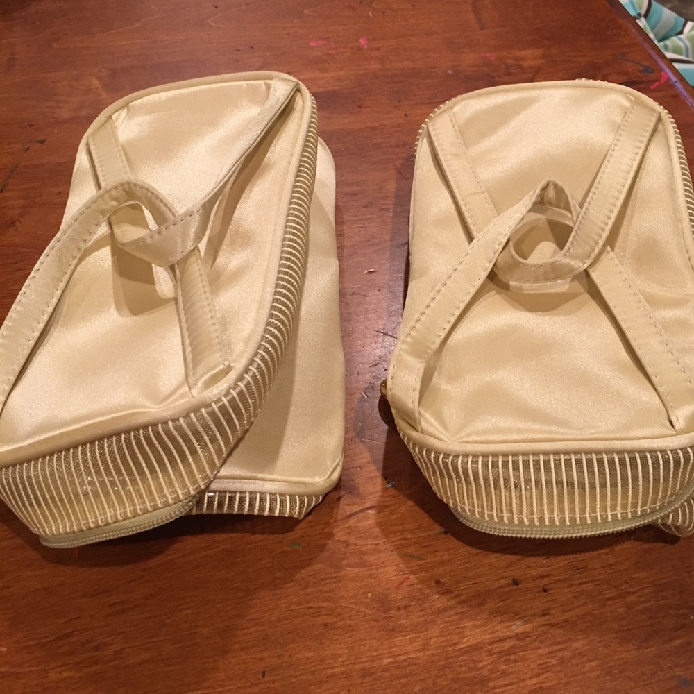 2 Arbonne makeup/skincare bags