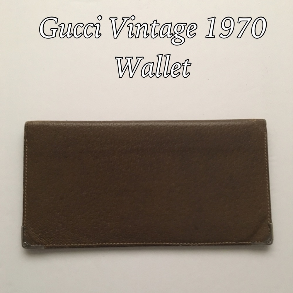 Gucci Vintage 1970 Checkbook