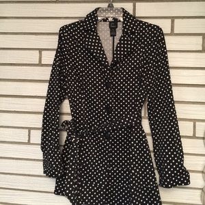 Black and white polka dot Jacket