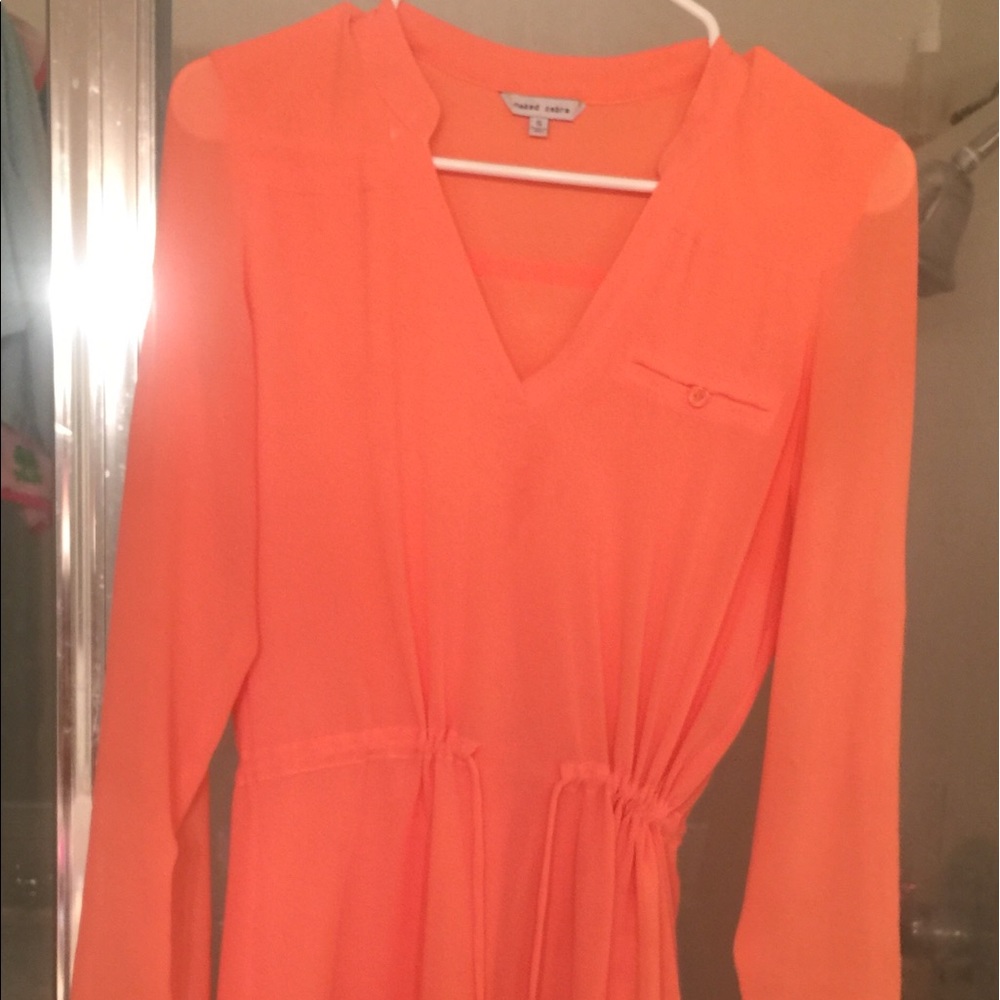 Coral dress