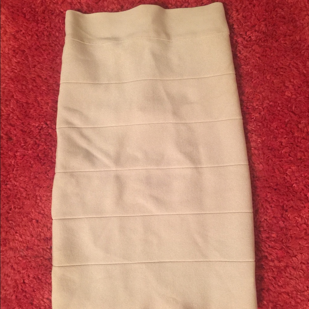 Tan skirt super sexy bandage style