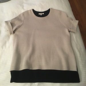 Madewell gently used shirtsleeve two toned sweater