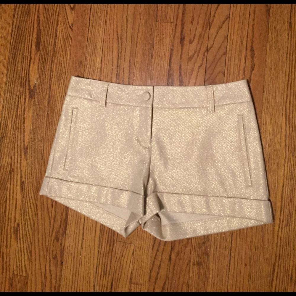 Express Gold Shorts