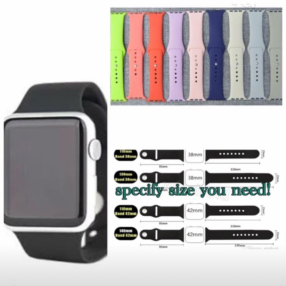 Apple Watch silicon band,not true Apple bands NEW