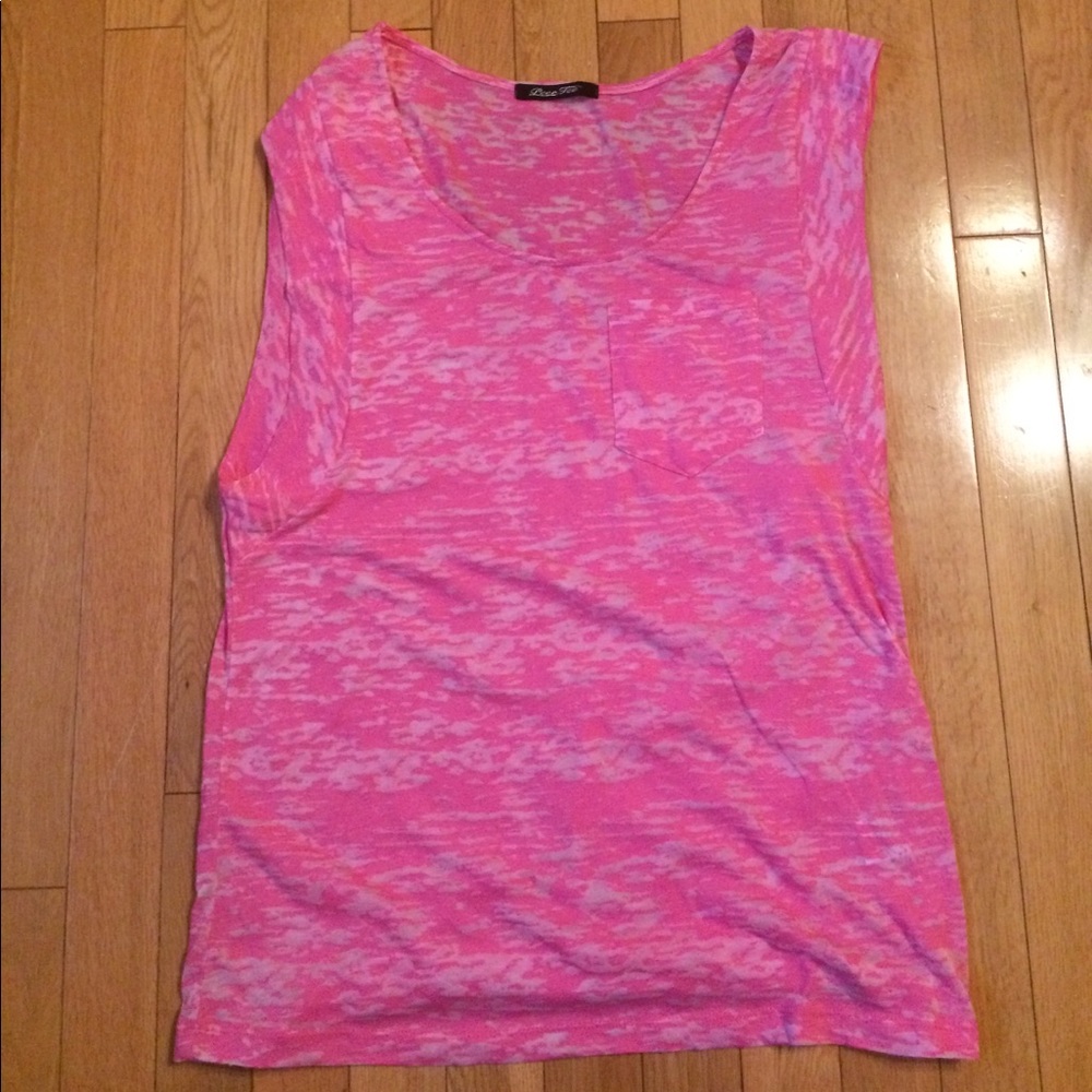 Burn out sleeveless