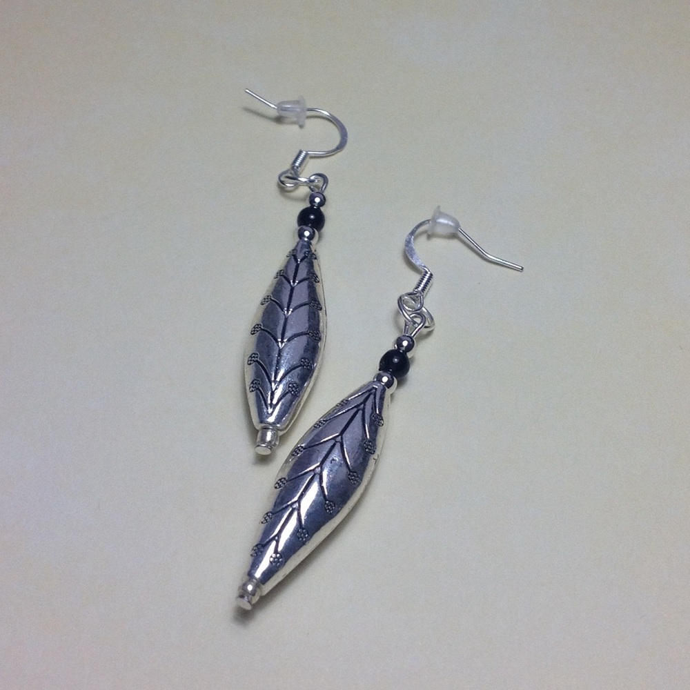 Silver Leaf Earrings