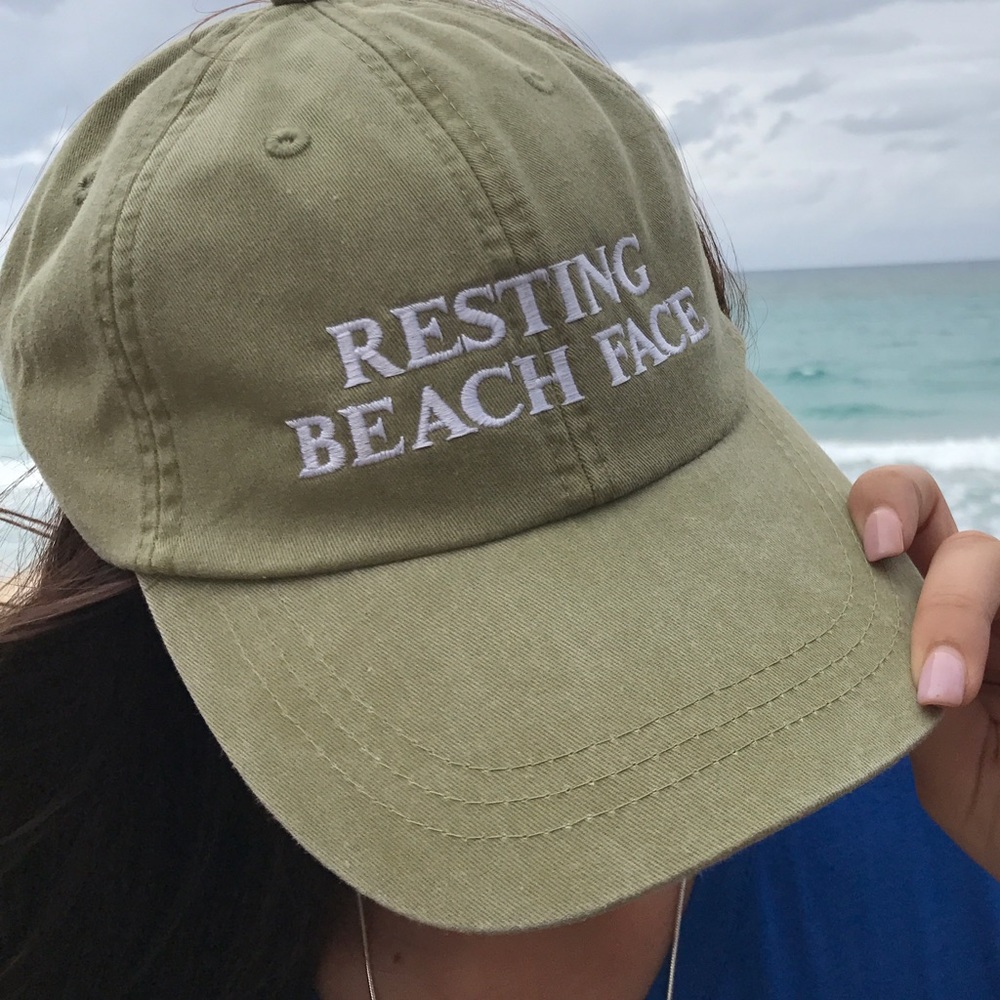 ‼️SALE‼️Resting Beach Face Hat