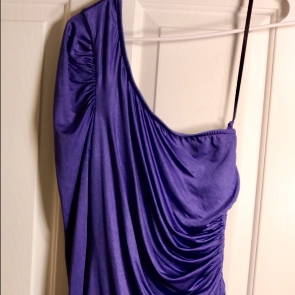 Bebe Kardashians Asymmetrical Dress