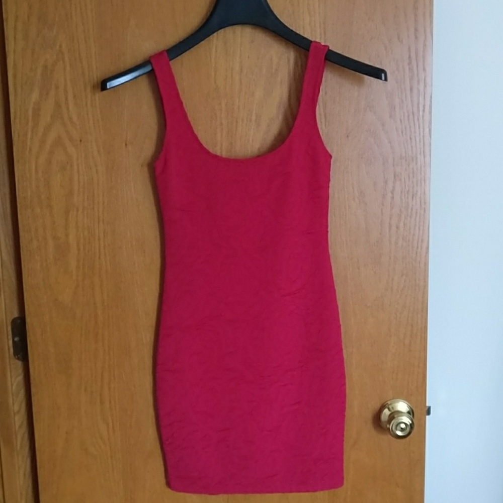 Charlotte Russe Red body con dress