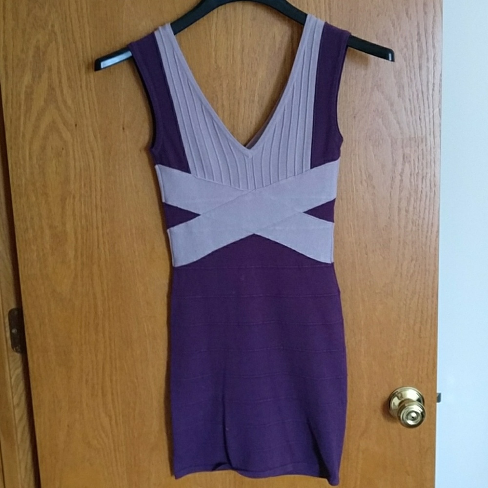 Charlotte Russe Purple body con