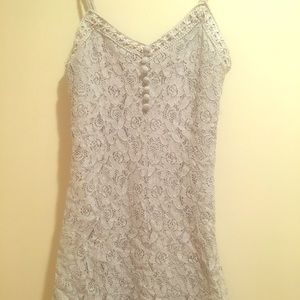 Baby blue girly mini sun dress