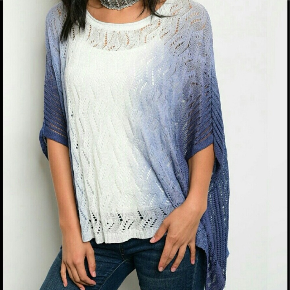 💃🏽🎂🎈Host Pick😍🎁🕺🏻Indigo Ombré Top