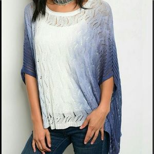 💃🏽🎂🎈Host Pick😍🎁🕺🏻Indigo Ombré Top