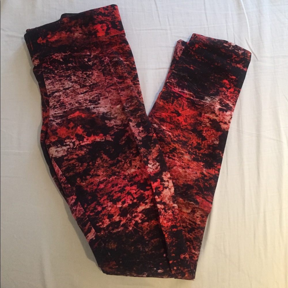 Helmut Lang Midnight Floral leggings