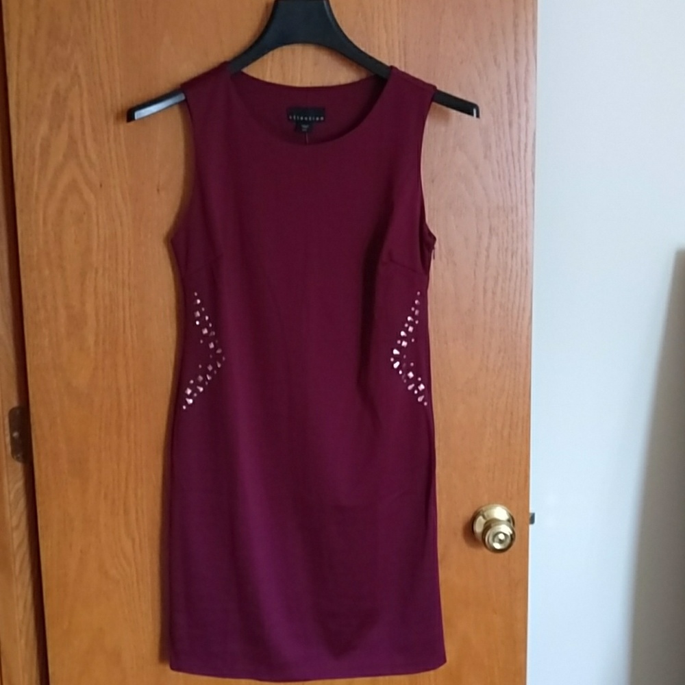Attention Burgundy dress