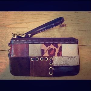 Coach Patchwork Wristlet