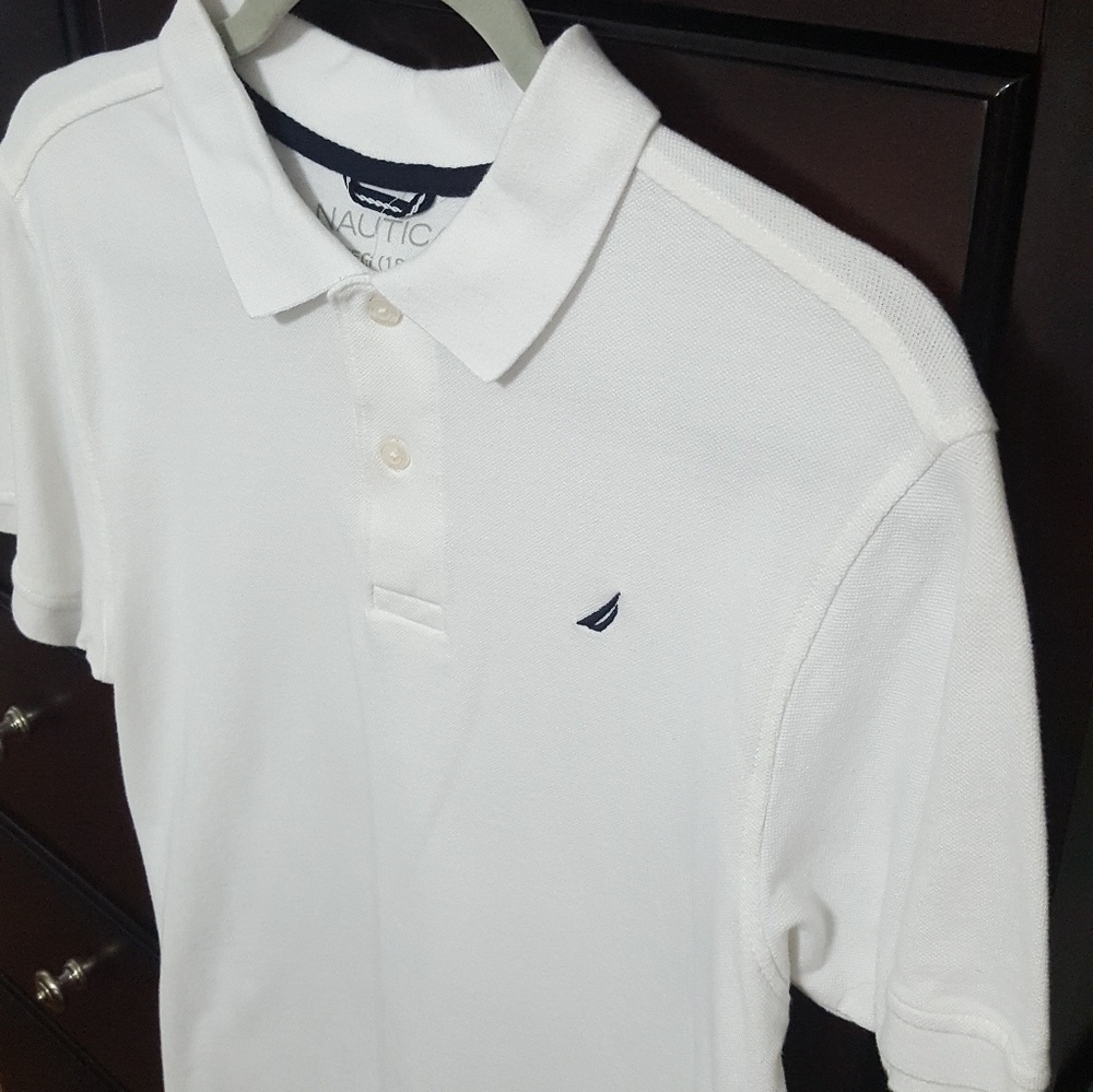 You can never have enough white polos for boys!