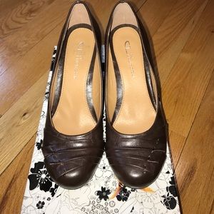 Chinese laundry brown wedges
